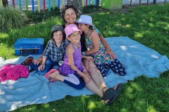 The children’s mother, Cat, said she was waiting “with open arms” for them to return.