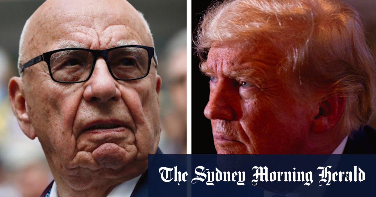 Donald Trump says Rupert Murdoch can’t prove Jeffrey Epstein birthday note is real