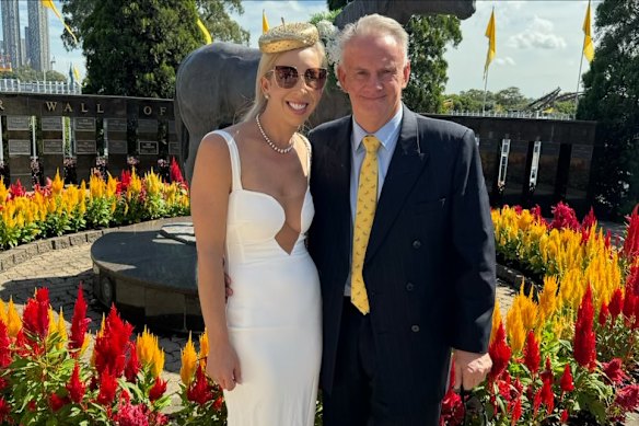 Mark Latham and Nathalie Matthews pictured last year.
