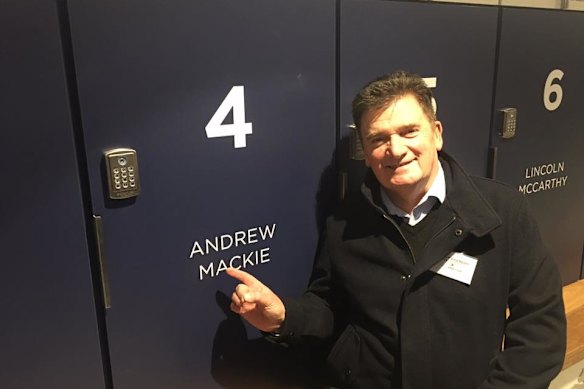 Keith Greenwood at Geelong Football Club.