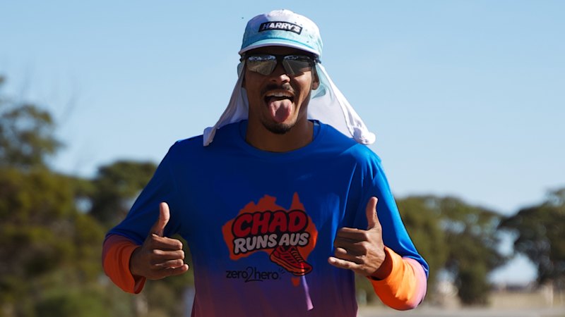 20-year-old athlete attempts to break Nedd Brockmann’s record as youngest person to run across Australia