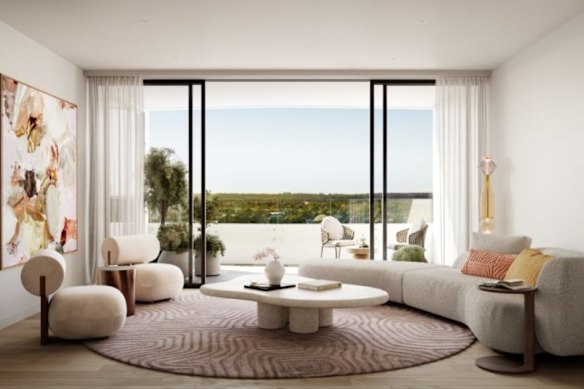The family plan to downsize into separate apartments at The Collective.