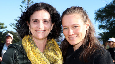 Bobbi Mahlab, Co-founder, Mentor Walks (left), pictured with program co-founder Adina Jacobs.