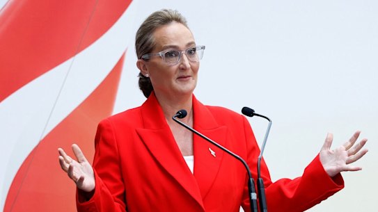 Qantas CEO Vanessa Hudson dangles the loyalty carrot.