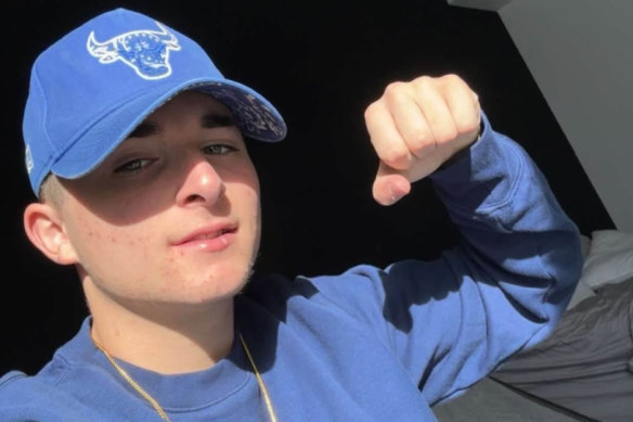 Nicholas Crick, 16, who died when a stolen car crashed into a tree at Rowville.