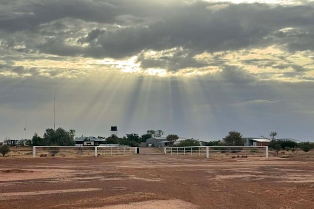 Lucy Michalakellis took this photo in Cameron Corner just as she was doubting whether she had made the right decision to leave Brisbane this Christmas.