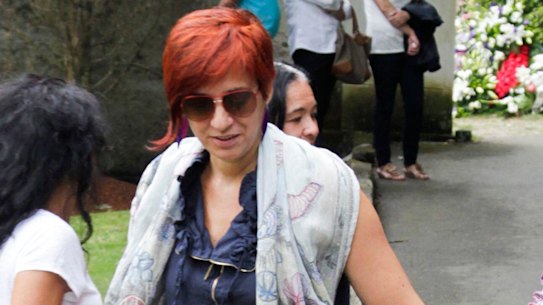 Zara heiress Sandra Ortega at her mother’s funeral in 2013. The reclusive billionaire’s fortune is growing.