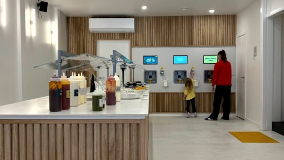 Inside Chip n Mix. 