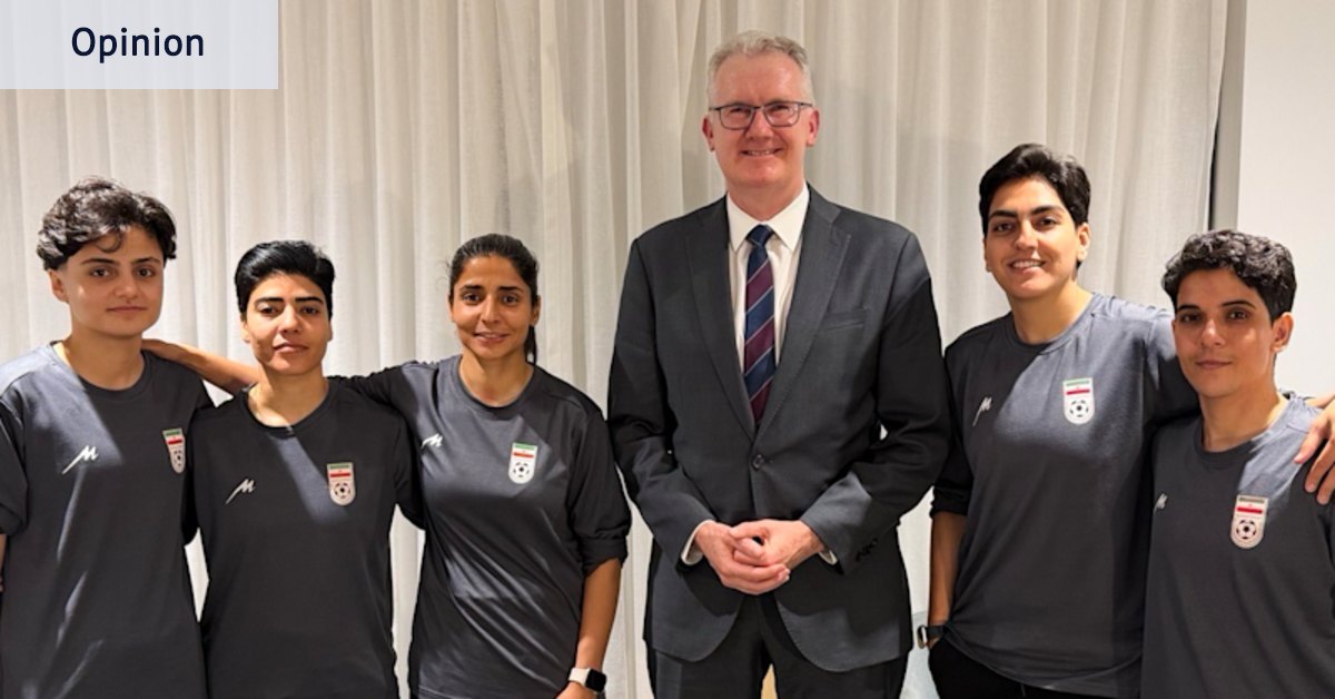 The government’s done the right thing by these Iranian players