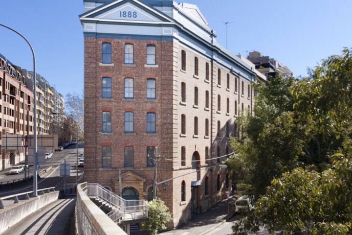 The heritage-listed hotel was originally a wool store built in 1888.