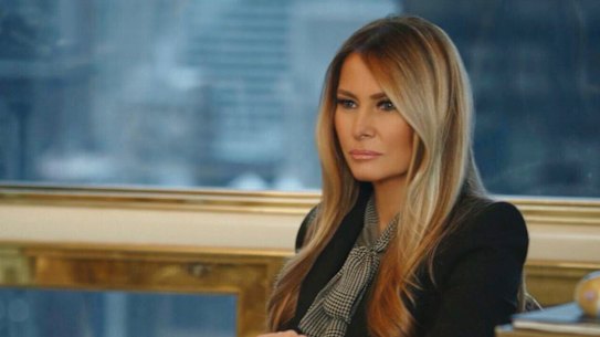 Melania Trump in a scene from the documentary Melania.