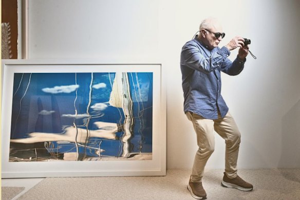 Fine art photographer Ralph Kerle can see thanks to a corneal transplant he had 40 years ago.  