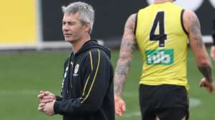 Richmond assistant coach Blake Caracella.