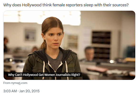 Olivia Nuzzi’s curious 2015 tweet.