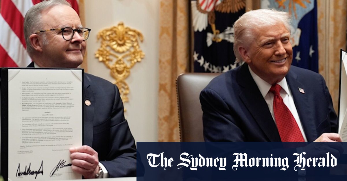 AUKUS submarine delivery vowed by US, rare earths deal signed