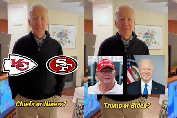 President Joe Biden on TikTok last year. His administration has introduced the law that could effectively shut down the platform in the US.