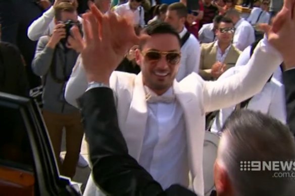 Le somptueux mariage de Salim Mehajer a fermé une route Lidcombe.