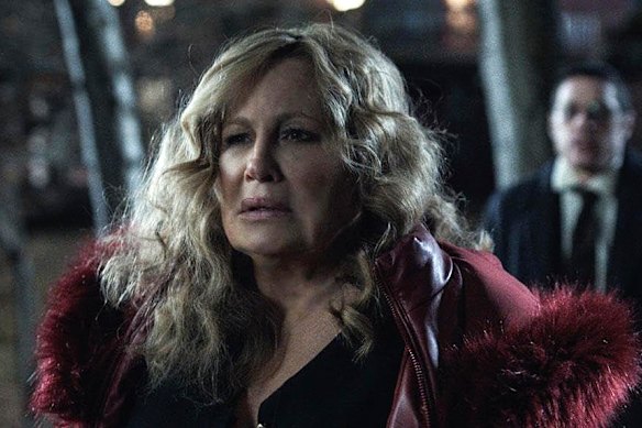 Jennifer Coolidge in Riff Raff.