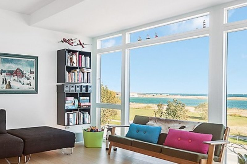 This four-bedroom apartment is up for rent in Copenhagen.