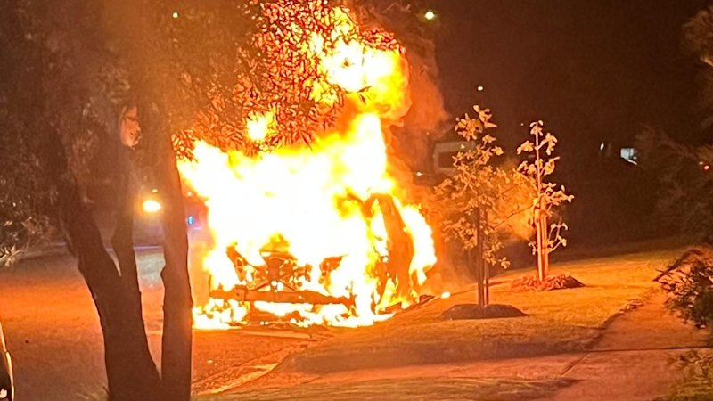 Sydney mayor’s car destroyed in firebombing incident