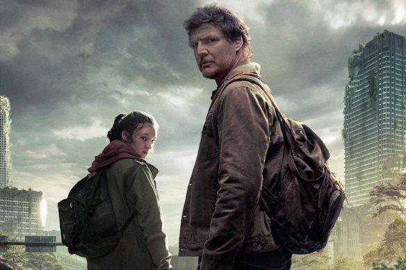 Bella Ramsey and Pedro Pascal in The Last of Us.