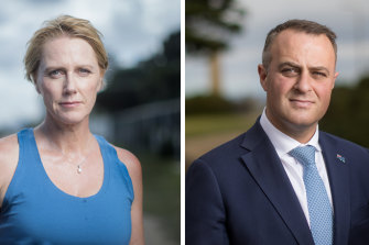 Candidates for Goldstein: Independent candidate Zoe Daniel and Liberal MP Tim Wilson.