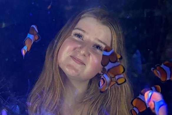 Caitlyn Dickson was struck by the black Honda Civic on Camfield Drive near Crown Perth just before 10pm as the pre-arranged car club meeting was dispersing.