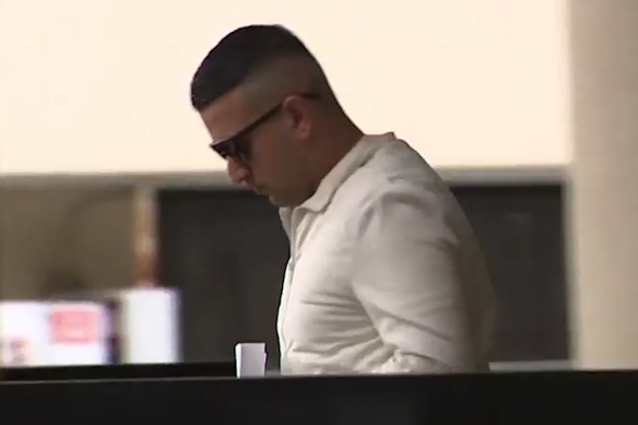 Maytham Hamad leaving Perth Magistrates Court in June 2025.