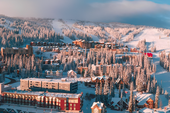 Big White is the largest wholly  ski-in-ski-out destination successful  North America.