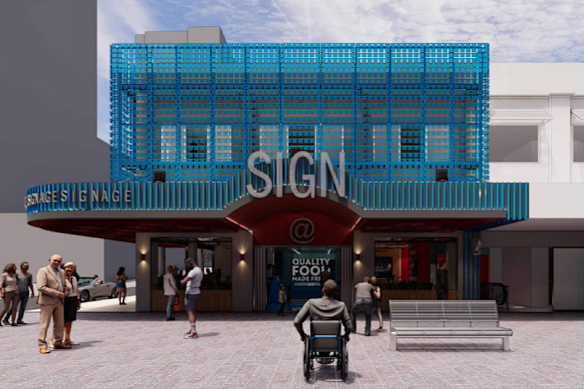 An artist’s impression from Wendy’s development application lodged with Brisbane City Council.