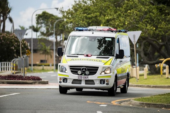 Paramedics were called to the scene just before 6am on Thursday. 