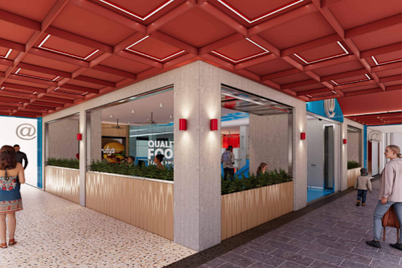An artist’s impression of the new Wendy’s outlet in Brisbane’s CBD.
