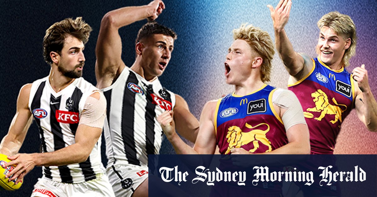 Brisbane Lions brothers Will and Levi Ashcroft prepare to clash with Collingwood Magpies stars Nick and Josh Daicos