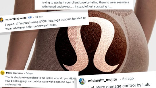 Lululemon has sustained criticism over its ‘Get Low’ tights that customers have complained are too sheer.