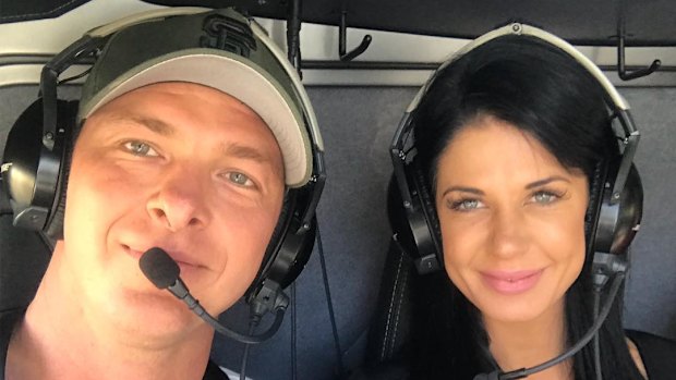 Ash Jenkinson with his fiancee, Kosha Richardson-Johnson.