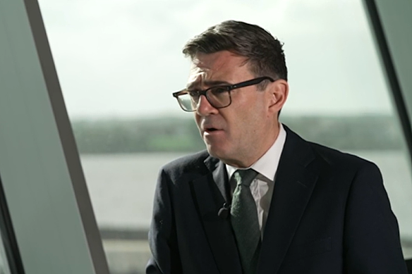 British Prime Minister Andy Burnham speaks to the BBC about the RAF Fairford incident.