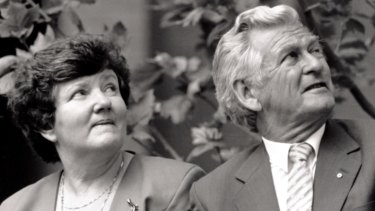 Joan Kirner and former prime minister Bob Hawke.