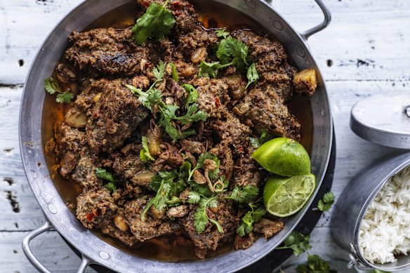 Massaman beef curry.
