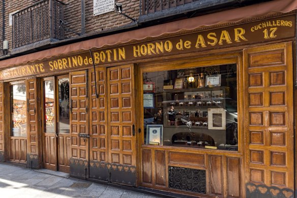 First opened in 1725, Sobrino de Botin holds the record for the world's oldest restaurant.