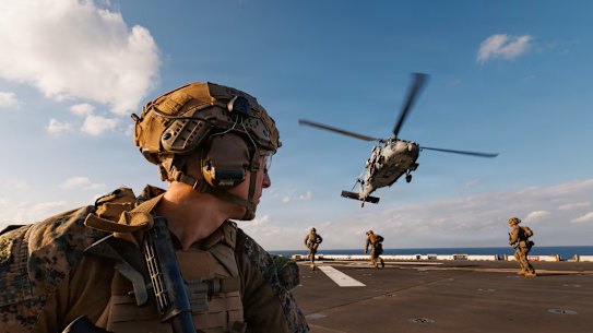 The 31st Marine Expeditionary Unit is currently training in the Philippine Sea.