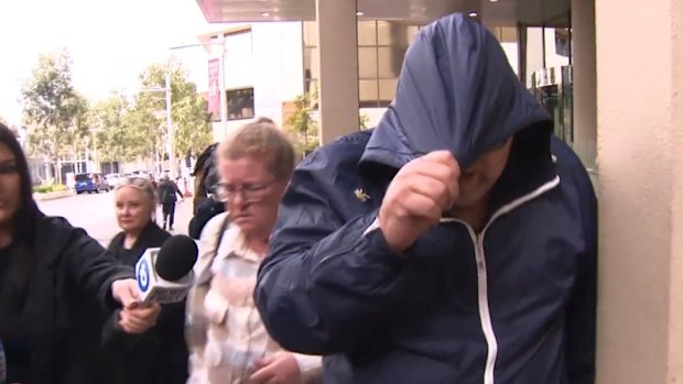 Kevin Combes leaving Perth Magistrates Court last year.