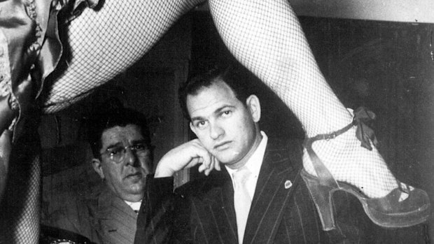 Sydney’s original Mr Sin, Abe Saffron (right).