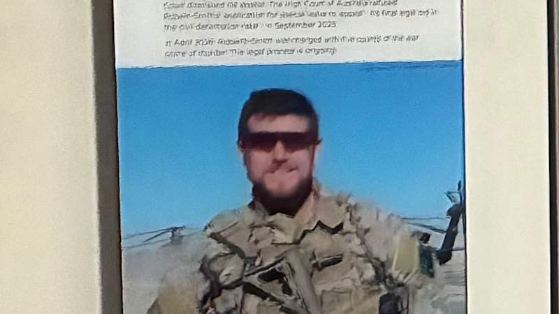 Ben Roberts-Smith exhibit at Australian War Memorial updated after arrest