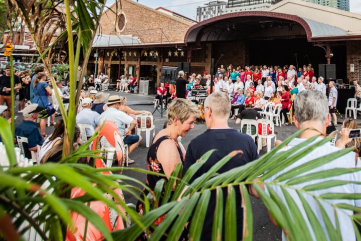 Suggestions to raise the heights of the Queen Victoria Market’s original roofs were not entertained in the upgrade.