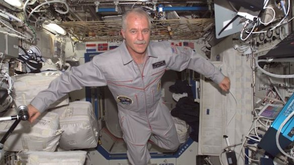 NASA astronaut John Phillips, who began his 2005 mission with normal 20/20 vision. Image credit: AGEI