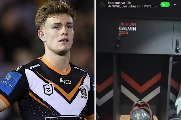 Sunia Turuva took aim at Lachlan Galvin in a social media post.
