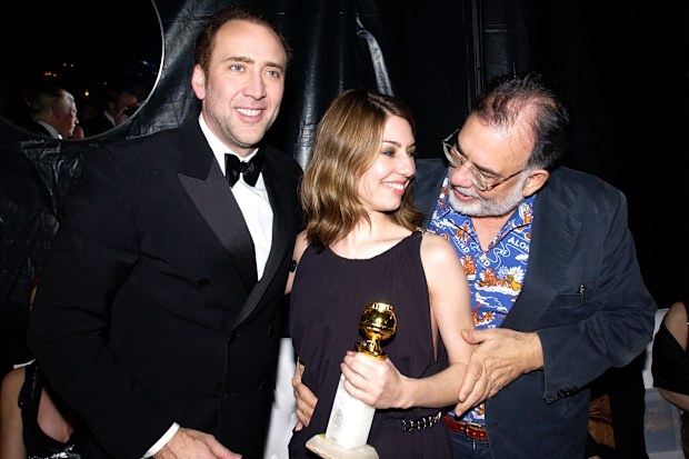 Nicolas Cage, Sofia Coppola and Francis Ford Coppola
