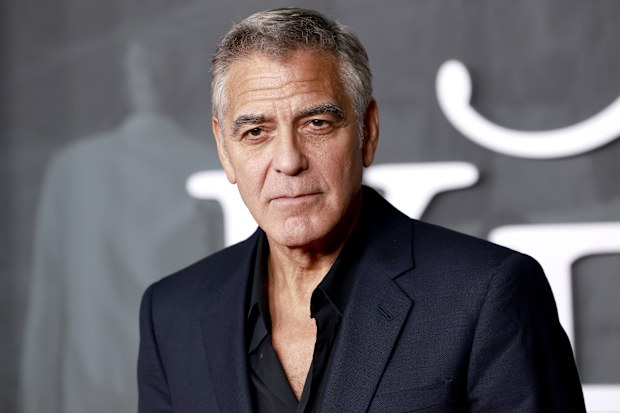 LOS ANGELES, CALIFORNIA - NOVEMBER 11: George Clooney attends the Los Angeles premiere of Netflix's "Jay Kelly" at The Egyptian Theatre Hollywood on November 11, 2025 in Los Angeles, California. (Photo by Frazer Harrison/Getty Images)