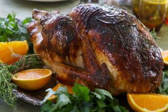 Adam Liaw's Christmas turkey.