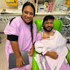 Baby Miracle was born in March at barely 21 weeks, weighing less than a can of Coke.